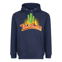 Navy Resto Tacotime Heavyweight Hoodie - artisFamous