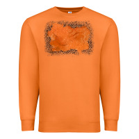 Carrot gemstone orange leopard background Premium Sweatshirt - JahusDesignShop