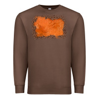 Chestnut gemstone orange leopard background Premium Sweatshirt - JahusDesignShop
