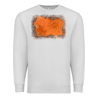 Dove Grey gemstone orange leopard background Premium Sweatshirt - JahusDesignShop