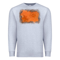 Heather Grey gemstone orange leopard background Premium Sweatshirt - JahusDesignShop