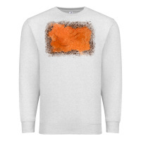Oatmeal Heather gemstone orange leopard background Premium Sweatshirt - JahusDesignShop