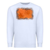 White gemstone orange leopard background Premium Sweatshirt - JahusDesignShop