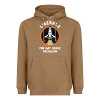 Toasted Coconut liberals for gay space socialism Heavyweight Hoodie - artisFamous