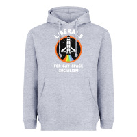 Heather Grey liberals for gay space socialism Heavyweight Hoodie - artisFamous