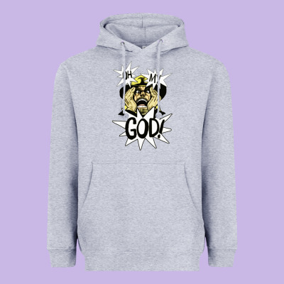 Oh My God Heavyweight Hoodie Designed By Artisfamous