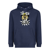 Navy oh my god Heavyweight Hoodie - artisFamous