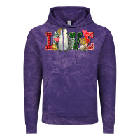Cloud Purple christmas penguin love Vintage Hoodie - FaDigitalArtStudio