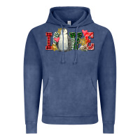 Christmas Penguin Love Vintage Hoodie | Teevron