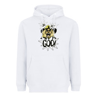 White oh my god Heavyweight Hoodie - artisFamous