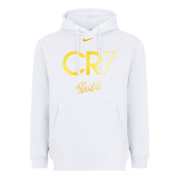 White cr7 graphic Heavyweight Hoodie - artisFamous