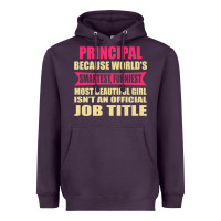 Plum principal funniest isn't a jobtitle Heavyweight Hoodie - artisFamous