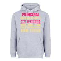 Heather Grey principal funniest isn't a jobtitle Heavyweight Hoodie - artisFamous