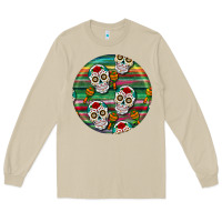 Mushroom hispanic heritage month round earrings 4 Long Sleeve Tee - BundleAndBundleShop