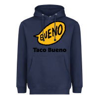 Navy Resto Taco Bueno Heavyweight Hoodie - artisFamous