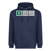 Navy Ivy Tech Community College of Indiana Heavyweight Hoodie - artisFamous