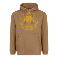 Toasted Coconut Maharishi International College Heavyweight Hoodie - artisFamous