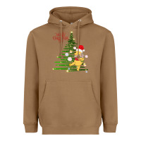 Toasted Coconut Winnie The Pooh- Merry christmas Heavyweight Hoodie - artisFamous