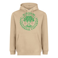Mushroom Maharishi International College Heavyweight Hoodie - artisFamous