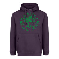Plum Maharishi International College Heavyweight Hoodie - artisFamous