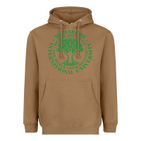 Toasted Coconut Maharishi International College Heavyweight Hoodie - artisFamous
