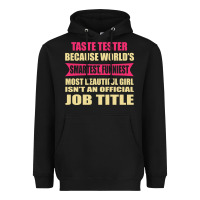 Black taste tester funniest isn't a jobtitle Heavyweight Hoodie - artisFamous
