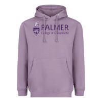 Lavender Palmer College of Chiropractic Heavyweight Hoodie - artisFamous