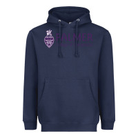 Navy Palmer College of Chiropractic Heavyweight Hoodie - artisFamous