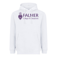 White Palmer College of Chiropractic Heavyweight Hoodie - artisFamous