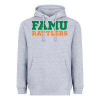 Heather Grey Famu Rattlers Heavyweight Hoodie - artisFamous