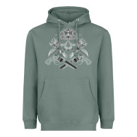 Sage guns & roses 7 Heavyweight Hoodie - artisFamous