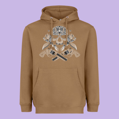 Guns & Roses 7 Heavyweight Hoodie Designed By Artisfamous
