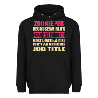 Black zookeeper funniest isn't a jobtitle Heavyweight Hoodie - artisFamous