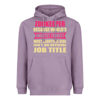 Lavender zookeeper funniest isn't a jobtitle Heavyweight Hoodie - artisFamous