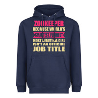 Navy zookeeper funniest isn't a jobtitle Heavyweight Hoodie - artisFamous