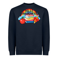 Navy back to school hello kindergarten 3200x2400 Heavyweight Sweatshirt - AdoDesignShop