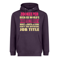 Plum zookeeper funniest isn't a jobtitle Heavyweight Hoodie - artisFamous
