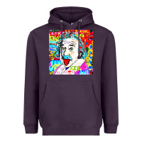 Plum POP ART RETRO Heavyweight Hoodie - artisFamous