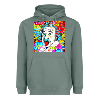 Sage POP ART RETRO Heavyweight Hoodie - artisFamous