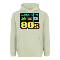Matcha BACK TO THE 80S Heavyweight Hoodie - artisFamous