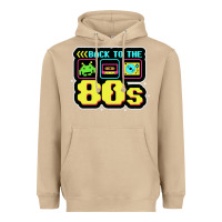 Mushroom BACK TO THE 80S Heavyweight Hoodie - artisFamous