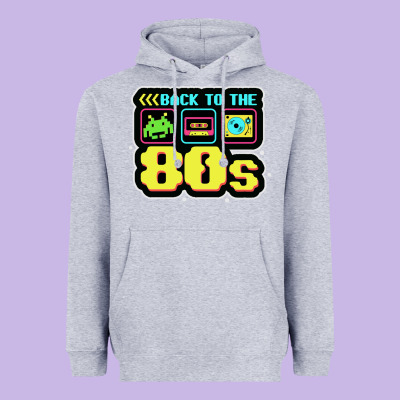 Back To The 80s Heavyweight Hoodie Designed By Artisfamous