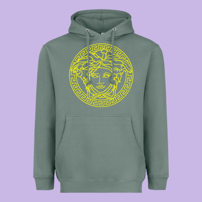 Vintage  Medusa Heavyweight Hoodie Designed By Artisfamous