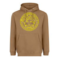 Toasted Coconut VINTAGE  Medusa Heavyweight Hoodie - artisFamous
