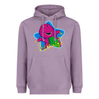 Lavender barney 5 Heavyweight Hoodie - artisFamous
