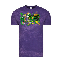 Cloud Purple nurse st patrick Vintage Tee - FaDigitalArtStudio