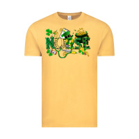 Vintage Mustard nurse st patrick Vintage Tee - FaDigitalArtStudio