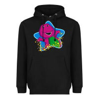 Black barney 5 Heavyweight Hoodie - artisFamous
