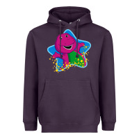 Plum barney 5 Heavyweight Hoodie - artisFamous