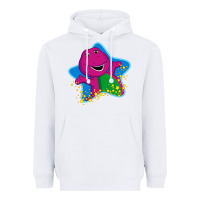 White barney 5 Heavyweight Hoodie - artisFamous